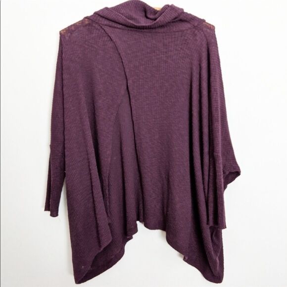 ✨ Free People Beach World Traveler Cowl Neck Open Back Pullover Sweater✨ - Picture 4 of 7